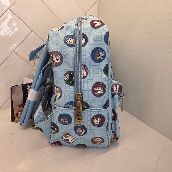 Loungefly Nickelodeon Avatar: The Last Airbender Print Square Mini Backpack NEW - Picture 2 of 9